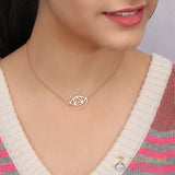 14KT ROSE GOLD -BROW CHAKRA CHOKER - gemstonesilverjewelryus