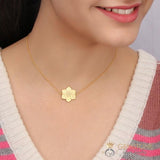 14KT YELLOW GOLD -COEXIST IN HARMONY CHAKRA CHOKER - gemstonesilverjewelryus