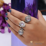 Moonstone Ring-Time Honored - gemstonesilverjewelryus