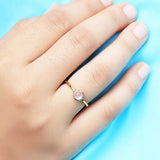 14k Gold Vermeil Moonstone Ring - Soul - gemstonesilverjewelryus