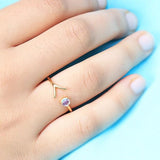 14k Gold Vermeil Moonstone Ring - Gossamer - gemstonesilverjewelryus