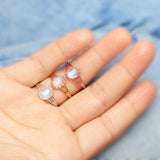 14k Gold Vermeil Moonstone Ring - Verve - gemstonesilverjewelryus