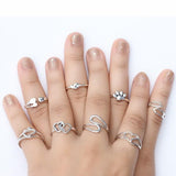 Silver Ring-Forever Together - gemstonesilverjewelryus