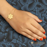 14KT YELLOW GOLD -COEXIST IN HARMONY CHAKRA BRACELET - gemstonesilverjewelryus