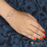 14KT ROSE GOLD -BROW CHAKRA BRACELET - gemstonesilverjewelryus