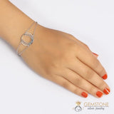 925 STERLING SILVER -HORSESHOE GOOD KARMA CHAKRA BRACELET - gemstonesilverjewelryus