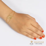 14kt Gold Vermeil - Buddha Good Karma Chakra Bracelet