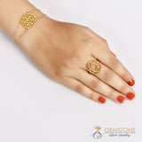 14KT YELLOW GOLD -BASE CHAKRA RING - gemstonesilverjewelryus