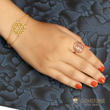 14KT ROSE GOLD -BROW CHAKRA RING - gemstonesilverjewelryus