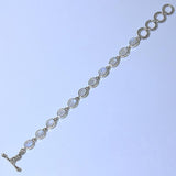 Moonstone Bracelet-Entrancing Adonis - Gemstone Silver Jewelry