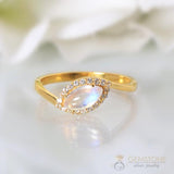 Moonstone Ring-Chatoyant-G