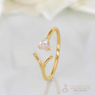 Moonstone Ring