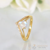 Moonstone Ring-Holy Drop-G