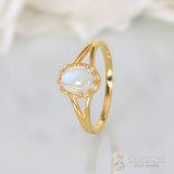 Moonstone Ring-Omega-G