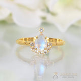 Moonstone Ring-Princess-G