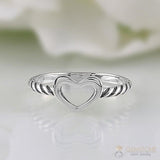 Silver Ring-Braids Of Cupid - gemstonesilverjewelryus