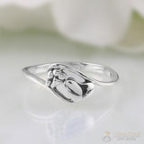Silver Ring-Canine Love - gemstonesilverjewelryus