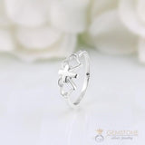 Silver Ring-Cross Love