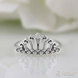 Silver Ring-Diadem Of Victoria - gemstonesilverjewelryus