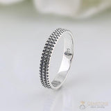 Silver Ring-Ecstatic Kingman - gemstonesilverjewelryus