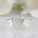 Silver Ring-Exotic Lotus