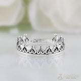 Silver Ring-Glowing Crown
