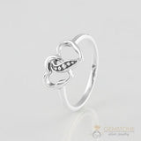 Silver Ring-Hearty Closeness