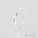 Silver Ring-Knotted Petite