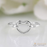 Silver Ring-Linking Love