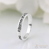 Silver Ring-Promise Signet - gemstonesilverjewelryus
