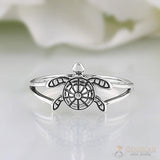 Silver Ring-Sky's Turtle