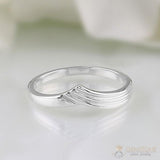 Silver Ring-Waves Of Spring - gemstonesilverjewelryus