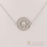 925 STERLING SILVER -SACRAL CHAKRA NECKLACE - Gemstone Silver Jewelry