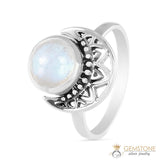 Moonstone Ring-Night Mermaid