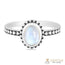 Moonstone Ring-Noble Luminance
