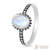 Moonstone Ring-Noble Luminance