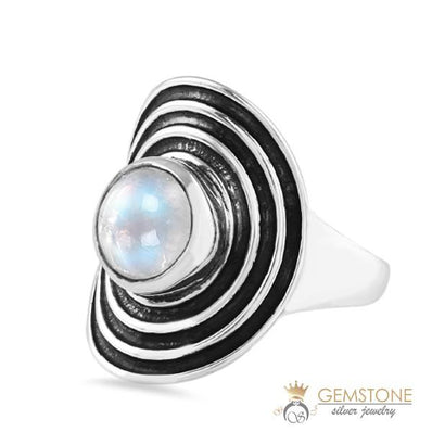 Moonstone Ring-Moon's Myth
