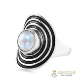 Moonstone Ring-Moon's Myth