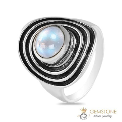 Moonstone Ring-Moon's Myth