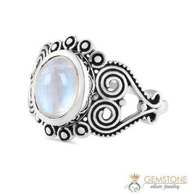 Moonstone Ring-Lavish Luna
