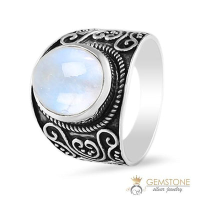 Moonstone Ring-Cheeky Moon