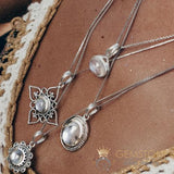 Moonstone Pendant-Victorious Princess - Gemstone Silver Jewelry