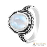 Moonstone Ring-Infinite Passion