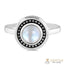 Moonstone Ring-Lunar Dust