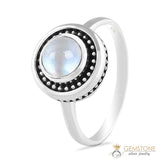 Moonstone Ring-Lunar Dust