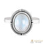 Moonstone Ring-Sparkling Charisma