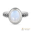 Moonstone Ring-Gentle Luminance