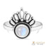 Moonstone Ring-Magic Crown