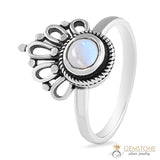 Moonstone Ring-Magic Crown