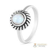 Moonstone Ring-Courageous Tides